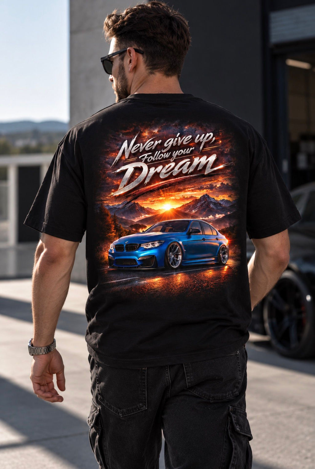 NEVER GIVE UP – FOLLOW YOUR DREAM T-SHIRT